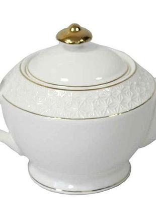 Чайник заварочный фарф. 850мл снежная королева 405313-а тм interos
