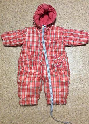 Комбинезон зимний для малышей р. 74/80 6-9месяц