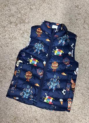 Жилет h&m з героями для хлопчика 7-8 років 122-128 см