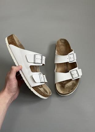 Тапки birkenstock arizona white boston 45(29cm)