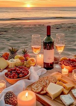 Алмазна мозаїка пікнік мрії, на підрамнику 30*40см, в кор. 31*41*2,5см, тм dreamtoys