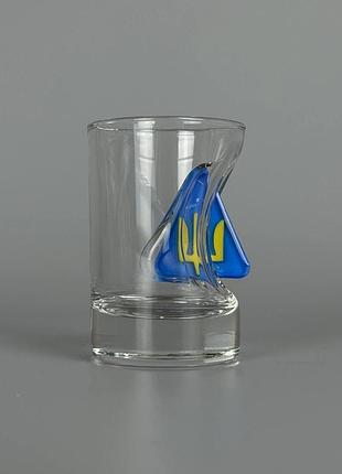 Набір рюмок з символікою механізованих військ | 6 шт по 50 мл | подарунок військовому