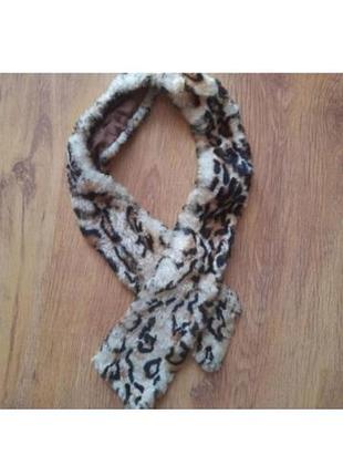 Воротничок отцепниц искусственный мех винтаж