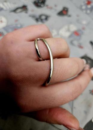 Двойное кольцо нержавеющей стали регулировать можна унисекс