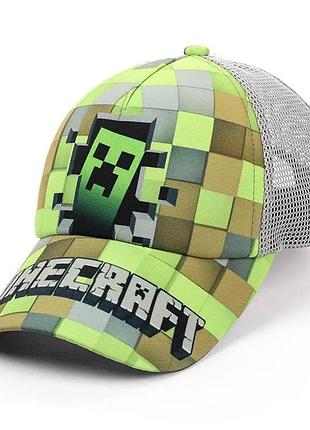 Детская кепка "minecraft" с ярким принтом