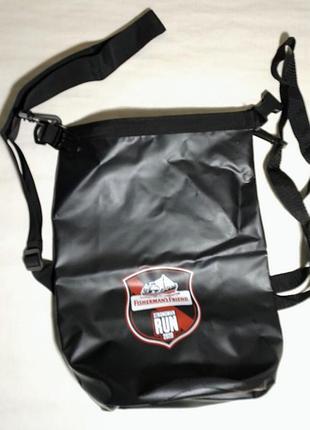 Рюкзак а4 черный водооталкивающий плотный мешок, швы запаяны, шлейки отстегиваются, защелка пластик