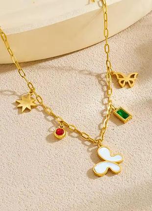 Намисто «starlight butterfly» з нержавіючої сталі