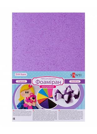 742731 фоаміран бузковий махровий 200*300 мм