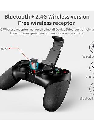 Игровой контроллер ipega bluetooth pg-9076 |bt/2.4g, android, ios, tv, pc, ps| 8