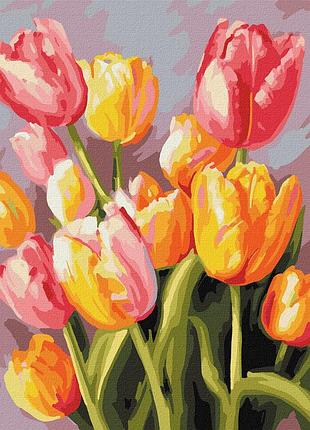 Картина за номерами "весняний букет" kho3268 40х50см