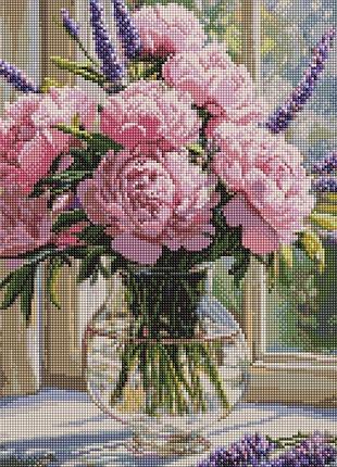 Алмазная мозаика "нюдовая нежность в вазе" ©art_selena_ua amo8361, 40х50 см