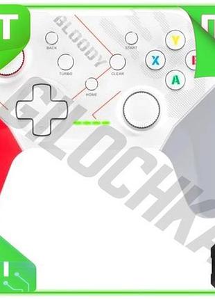 Ve геймпад bloody бездротовий контролер new version для пк ps3 android з подвійною вібрацією 600 mah г n6w_ver