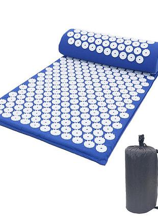 ★➚коврик аппликатор кузнецова dobetters blue массажный для спины и мышц акупунктурный для снятия боли dm-11