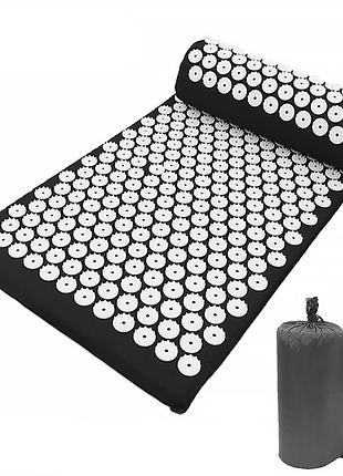 ★➚коврик аппликатор кузнецова dobetters black массажный коврик для спины и мышц для снятия боли и стресса