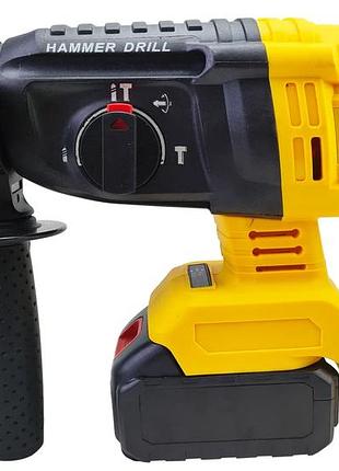 Аккумуляторный бесщеточный перфоратор с двумя аккумуляторами 18v 5ah в кейсе ударный pd2a-18-m2