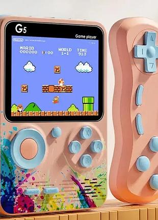 Портативная игровая консоль g5s+джойстик, 500 встроенных игр / детская игровая приставка к телевизор