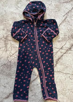 Теплий флісовий ромпер, флісова піжама