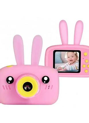 Детский фотоаппарат smart kids camera цифровая фотокамера, детская камера для фото розовый