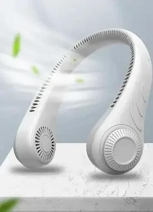 Вентилятор на шию cat-neck fan міні портативний, універсальний вентилятор на шию usb