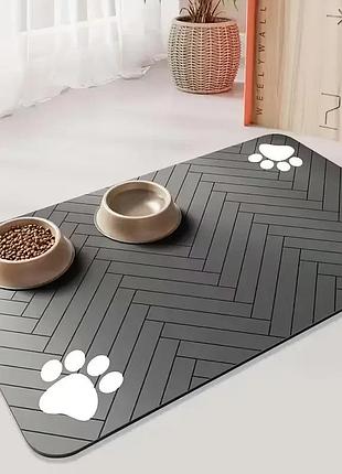 Нескользящий коврик для кошек и собак 40×50см