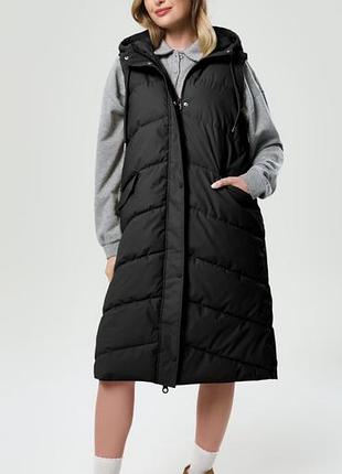 Новая длинная жилетка