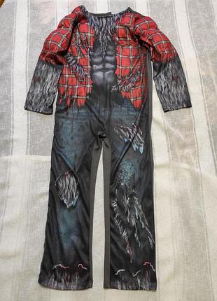 Карнавальний костюм   перевертень  halloween на 8-9років