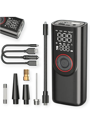 Портативный компрессор + повербанк