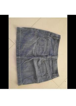 Cпідниця міні h&m .p.m/l.  джинс 4