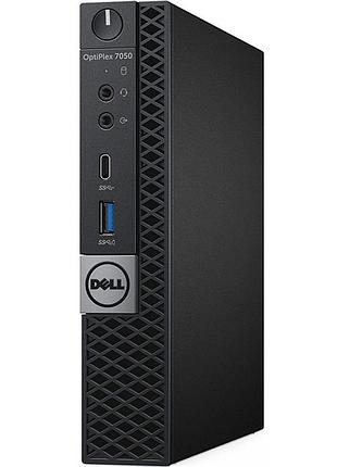 Компактный системный dell optiplex 7050 intel pentium g4560 mff, s1151 бу 4, ssd m.2 nvme, 256