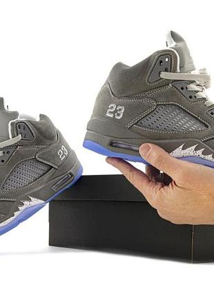 Nike air jordan 5 wolf grey арт 15366 6