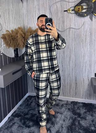 Мужские махровые пижамы, большие выбор цветов.