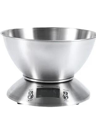 Ваги кухонні sokany sk1204 електронні 5 кг з чашею sk1204