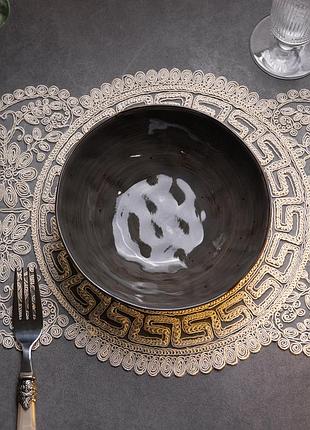 Тарілка глибока кругла обідня 17.5 см порцелянова hp23395