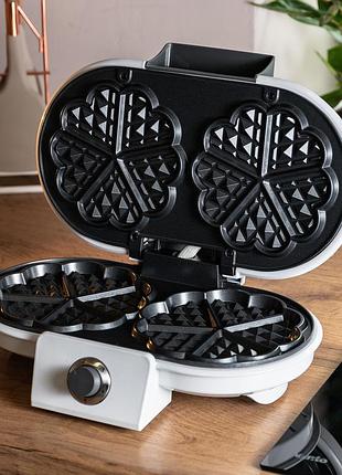 Вафельниця sokany для бельгійських вафель 1200 вт універсальна електровафельниця kj-510