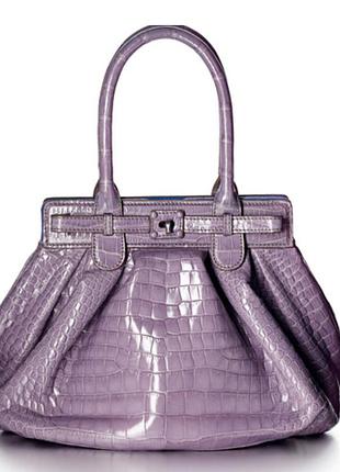 Zagliani сумка шкіра крокодила