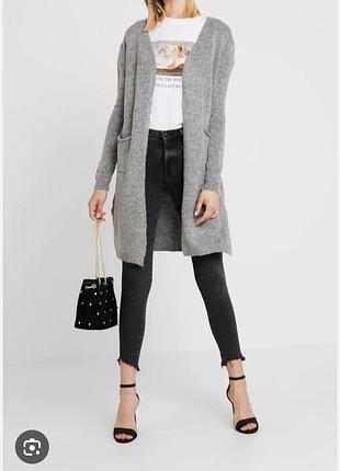 Тепленький кардиган без застібки