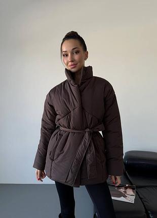 Жіноча тепла осіння весняна плащова куртка