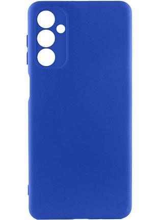 Чехол tpu getman liquid silk full camera для samsung galaxy a32 4g синий / deep navy