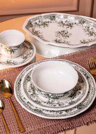 Столовий сервіз vintage elegant порцеляновий 32 предмети на 6 персон