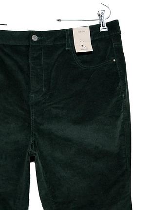 Мягкие велюровые джинсы клеш из качественного хлопка р.20