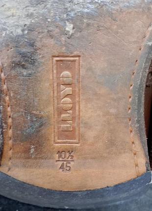 Шкіряні туфлі оксфорди 7