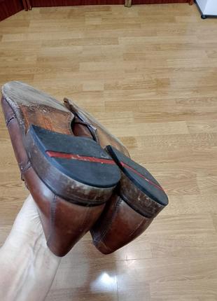 Шкіряні туфлі оксфорди 8