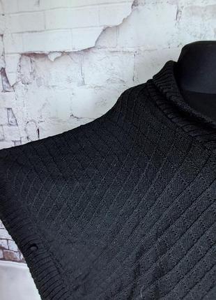 Тепла накидка пончо оверсайс 4