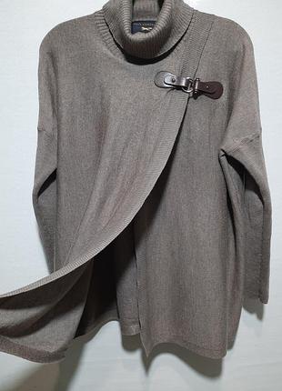 Мериносовый свитер с акцентной пряжкой paul costelloe merino wool xl