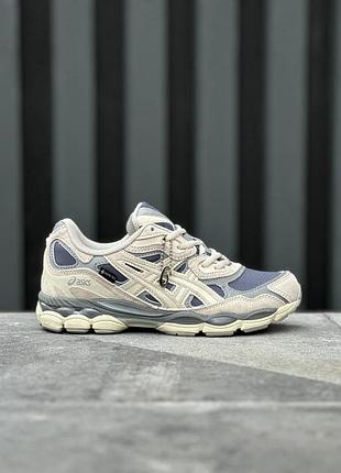 👟 asics gel-nyc beige grey gore-tex 6