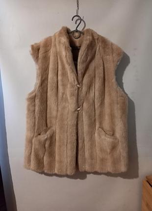 Хутряний жилет розмір l