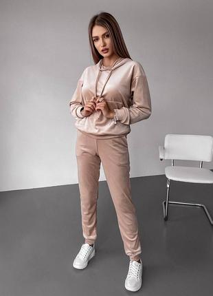 Костюм спортивный из велюра