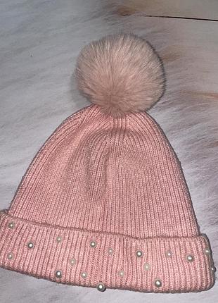 Комплект для дівчинки: шапка, шарф та рукавички