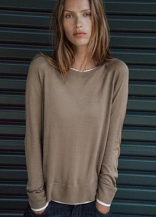 Трикотажний светр подвійної в'язки