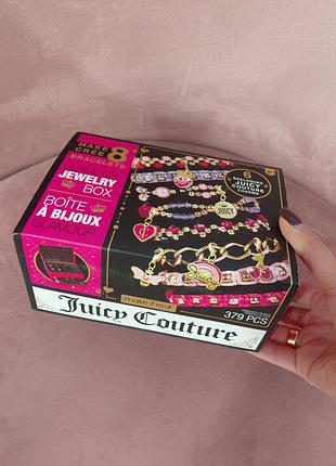 Набор для создания шарм-браслетов make it real glamour jewelry set juicy couture.